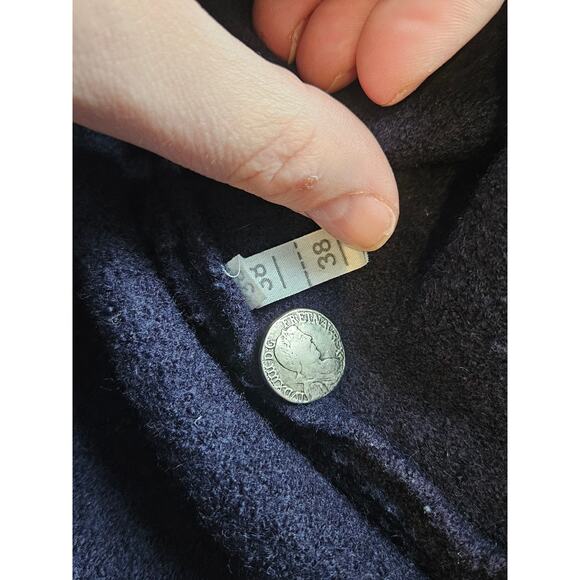 Vintage Huber wool jacket cardigan sweater sport coin button Womens 38 medium - Picture 8 of 10